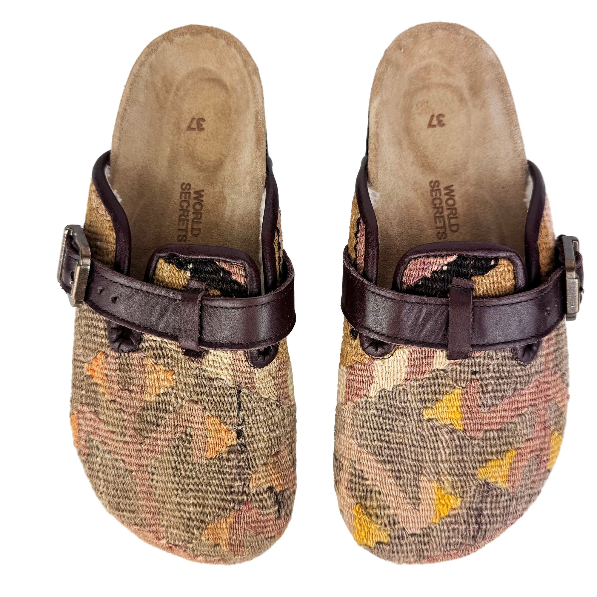 Apricot - UK 4 Ladies Carpet Clog