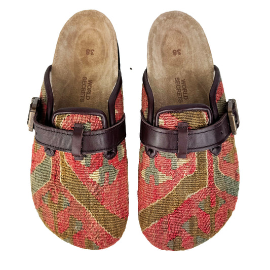 Flame - UK 5 Ladies Carpet Clog