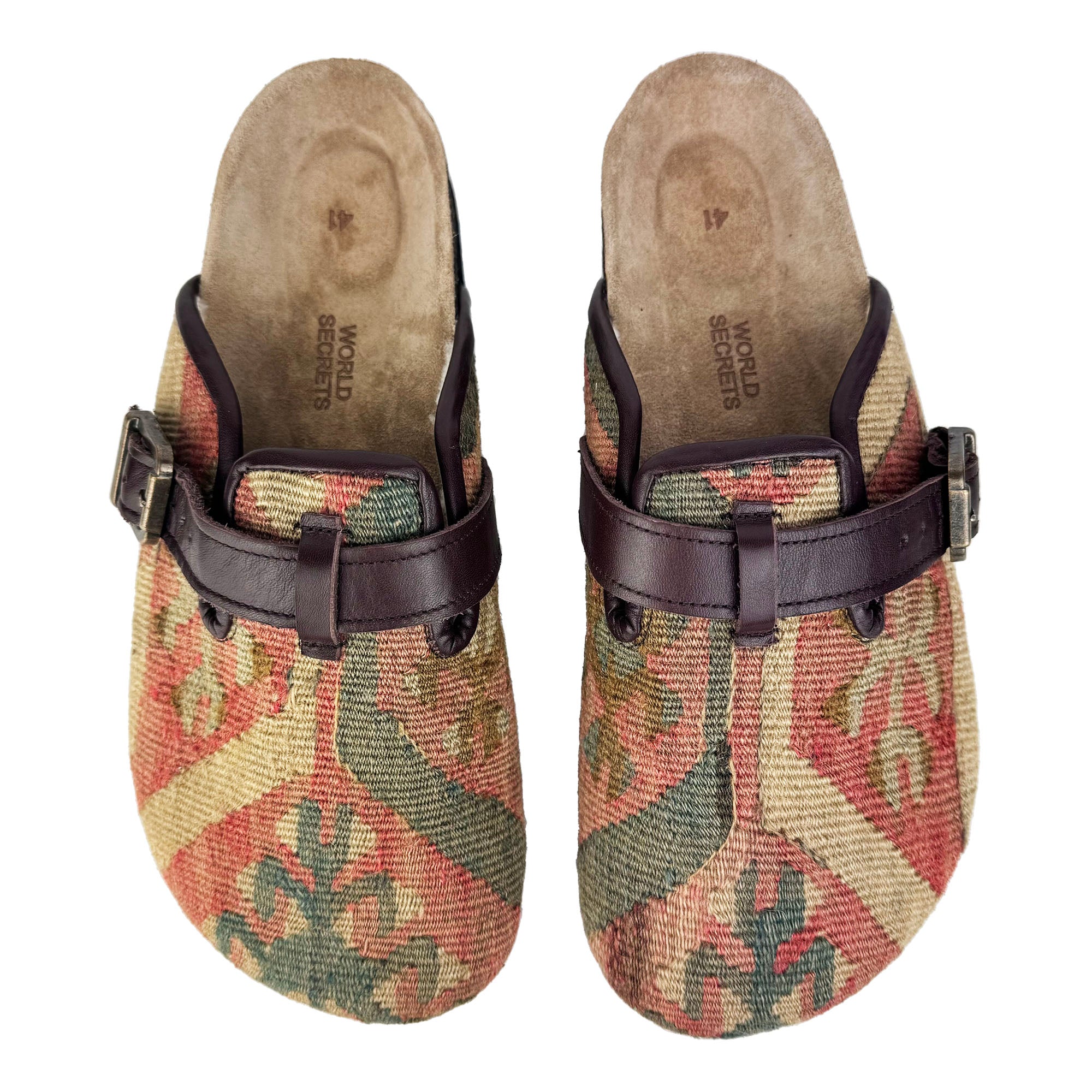 Geranium - UK 8 Ladies Carpet Clog