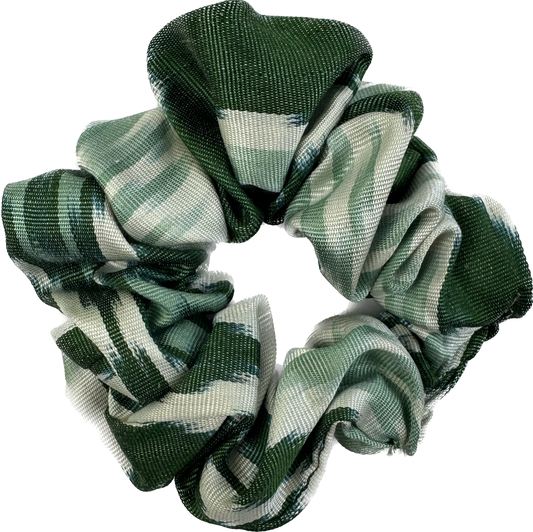 Emerald - Ikat Scrunchie