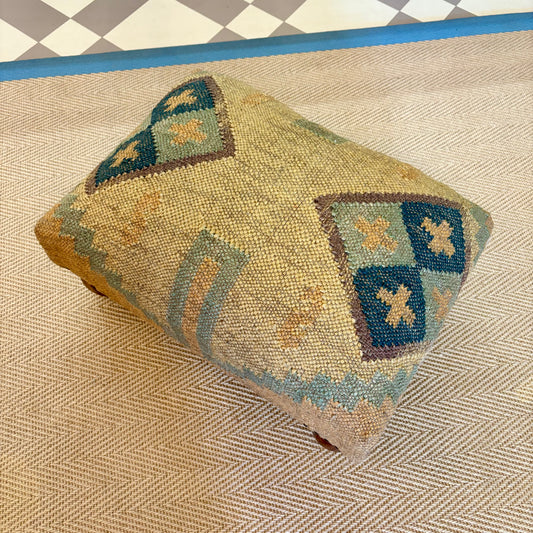 Manchego - Indian Kilim Footstool