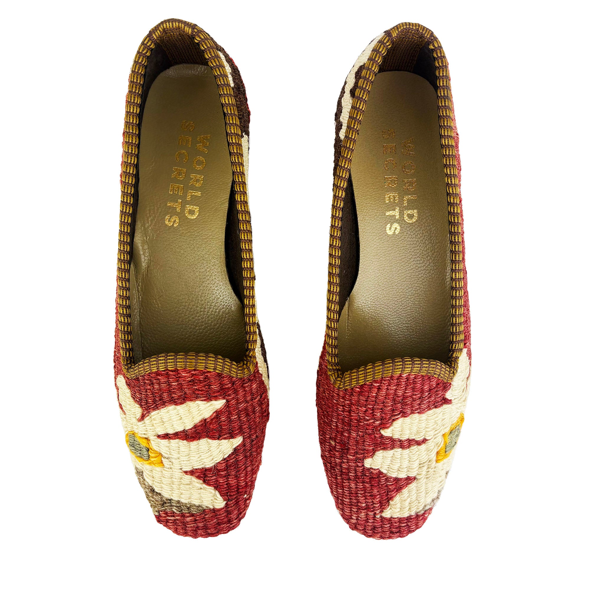 Flower - UK 3 Ladies Kilim Shoe