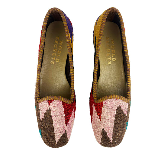 Bark - UK 4 Ladies Kilim Shoe