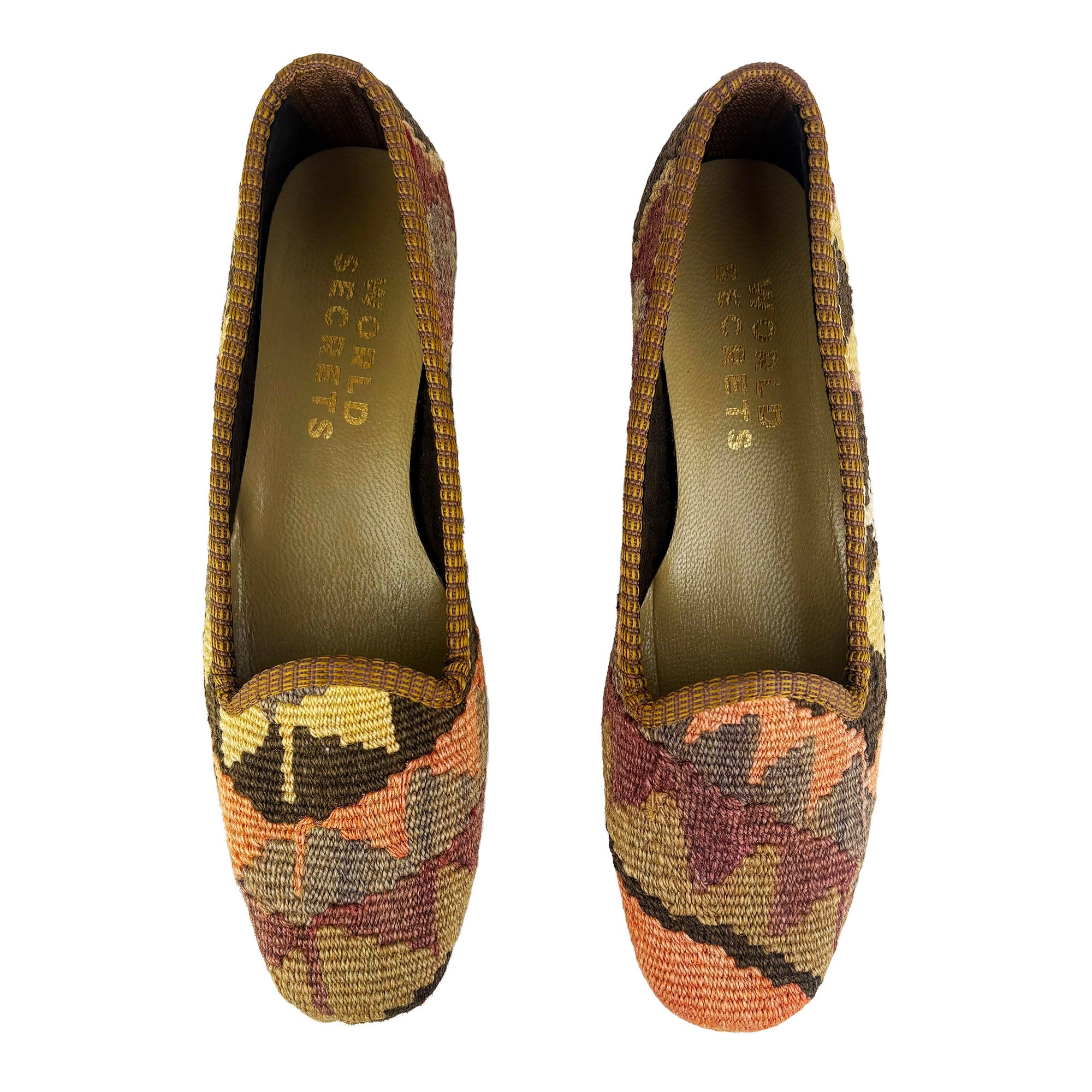 Denim - UK 4 Ladies Kilim Shoe