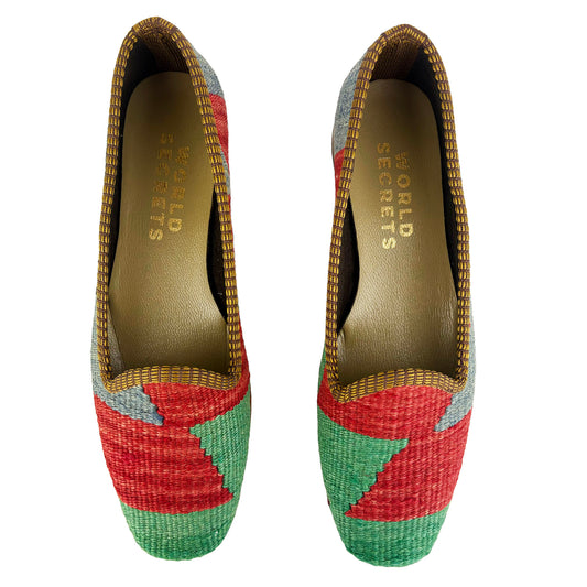 Fire - UK 4 Ladies Kilim Shoe