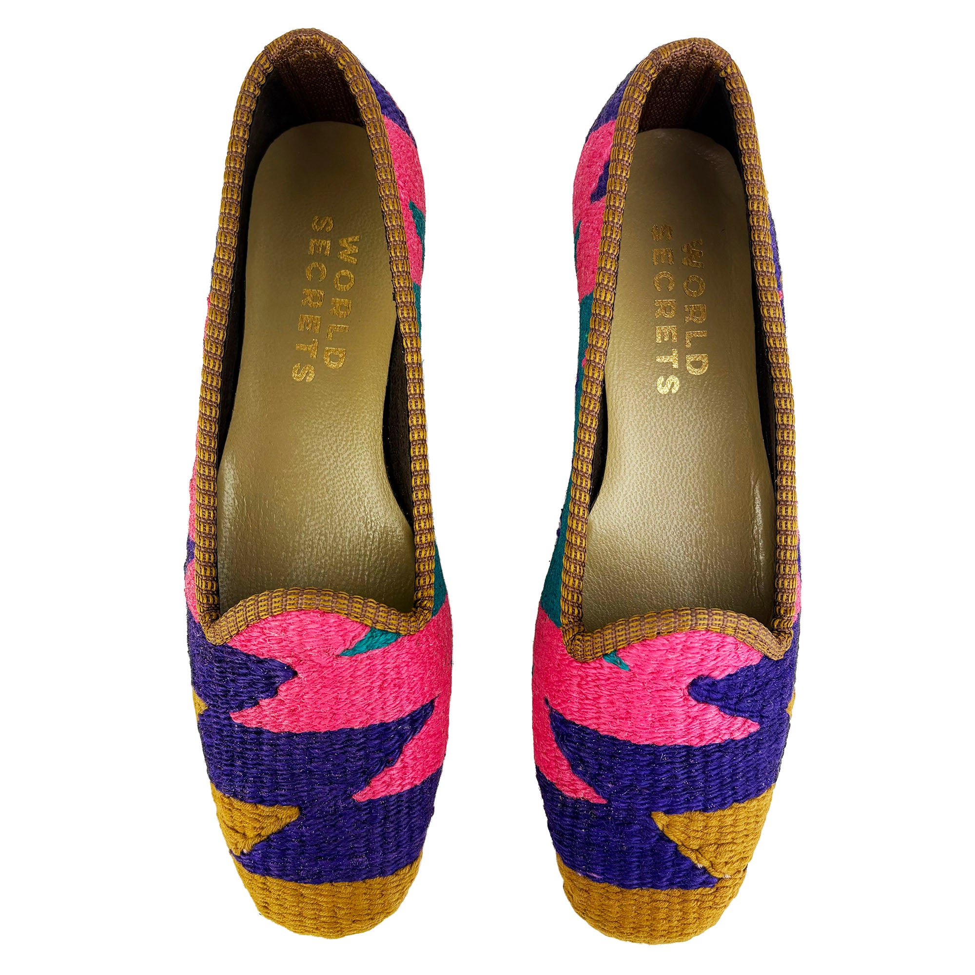 Brick - UK 5 Ladies Kilim Shoe