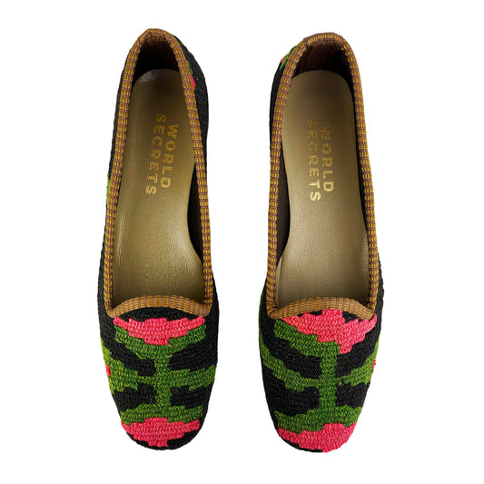 Flower - UK 5 Ladies Kilim Shoe