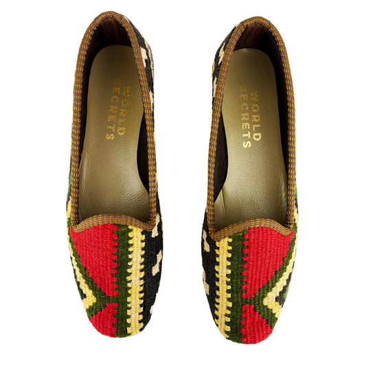 Tile - UK 5 Ladies Kilim Shoe