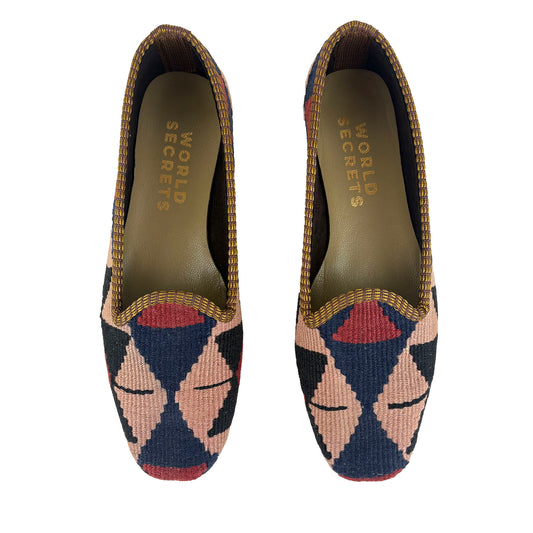 Flower - UK 3 Ladies Kilim Shoe