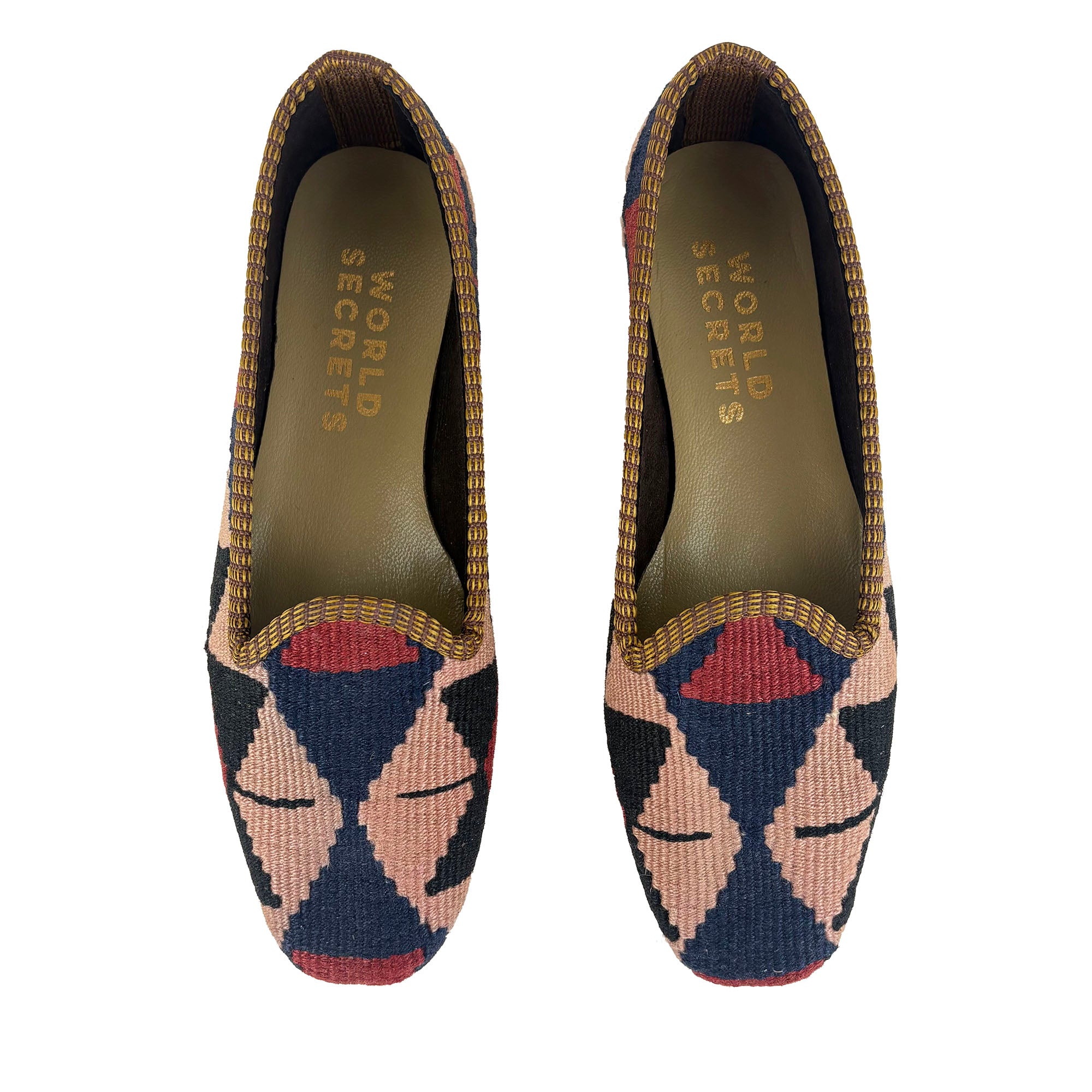 Flower - UK 3 Ladies Kilim Shoe