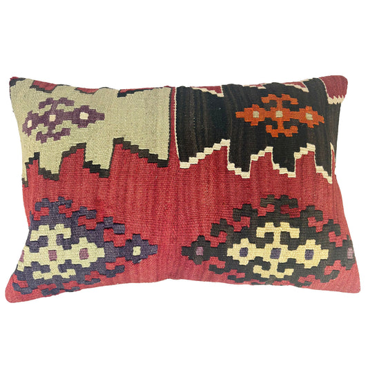 Chaotic - Rectangular Kilim Cushion