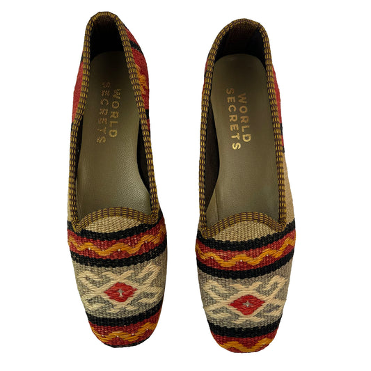 Bark - UK 4 Ladies Kilim Shoe