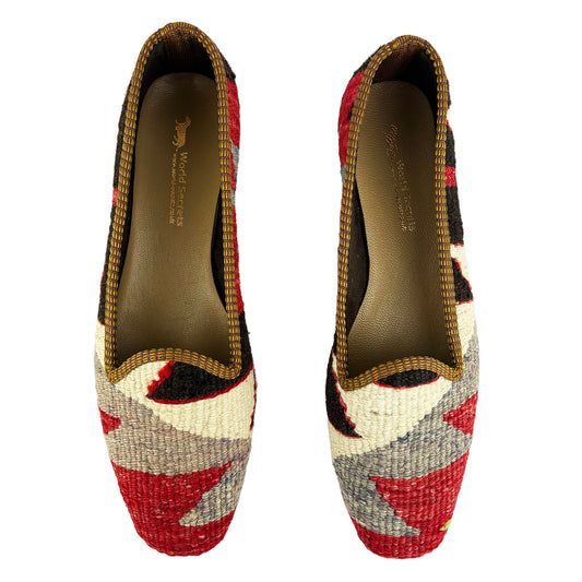 Ruby - UK 9 Ladies Kilim Shoe