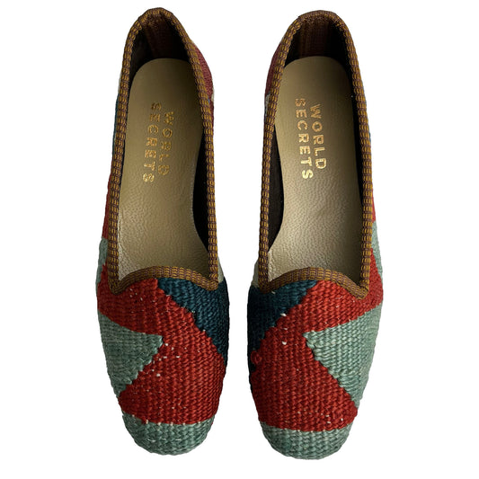 Angle - UK 5 Ladies Kilim Shoe