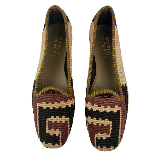 Blossom - UK 7 Ladies Kilim Shoe