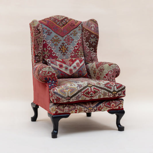 Antique Kilim Armchair