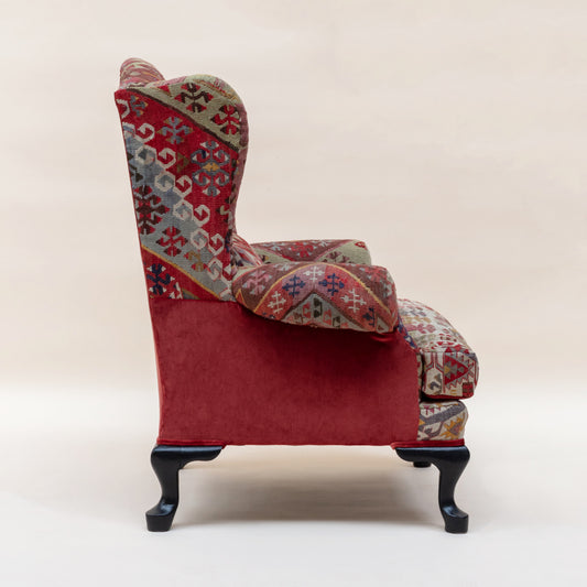 Antique Kilim Armchair