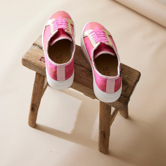 Pink Carousels - 'She Who Dares' Sneakers