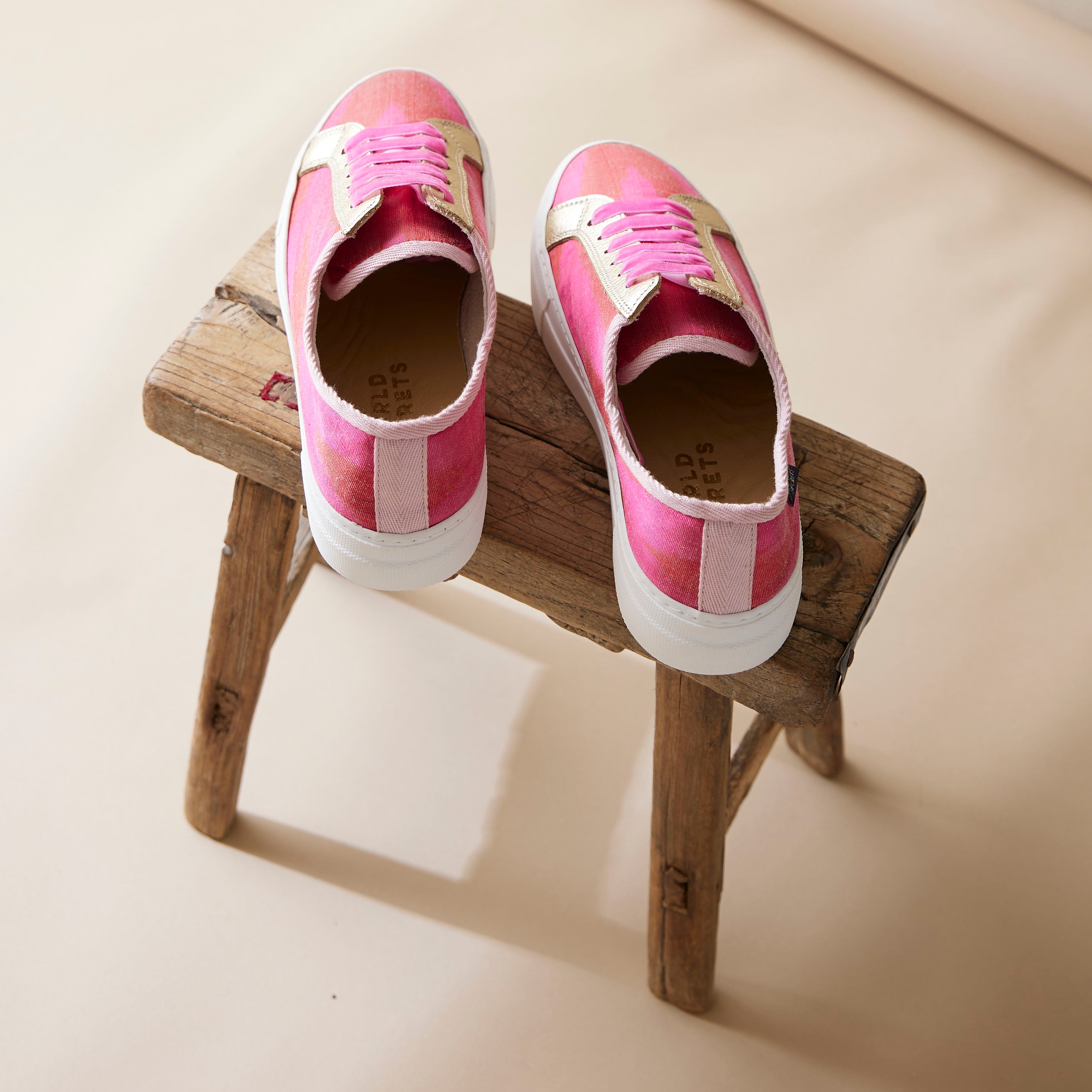 Pink Carousels - 'She Who Dares' Sneakers
