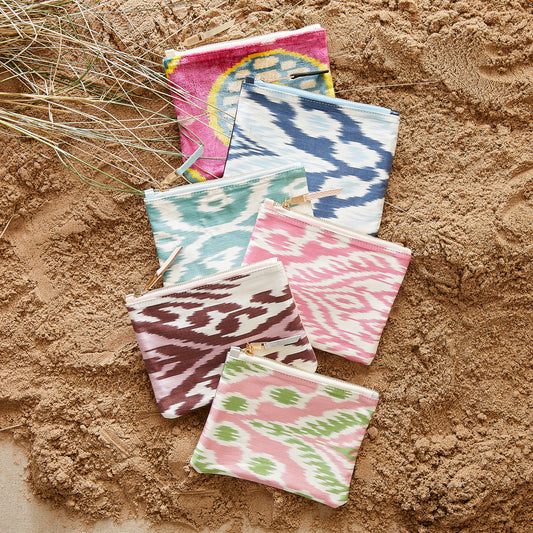 Milka - Ikat Silk Clutch