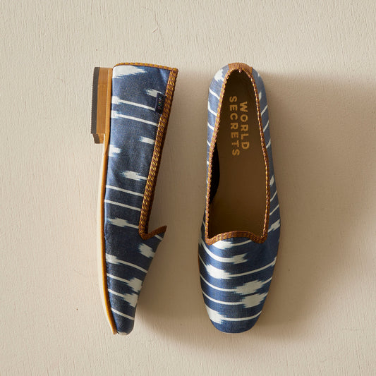 Midnight Blue - Ikat Shoes