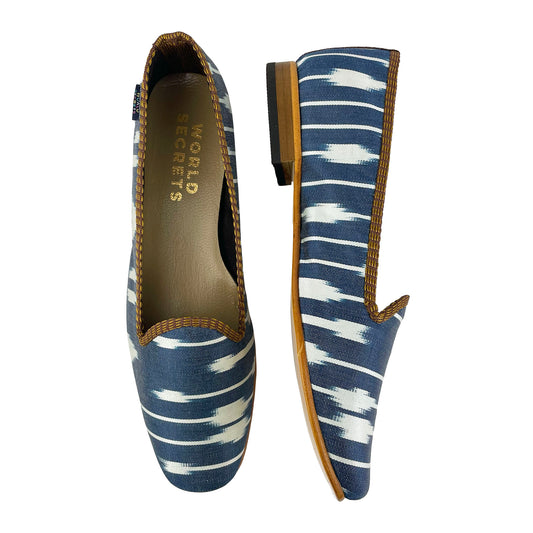 Midnight Blue - Ikat Shoes