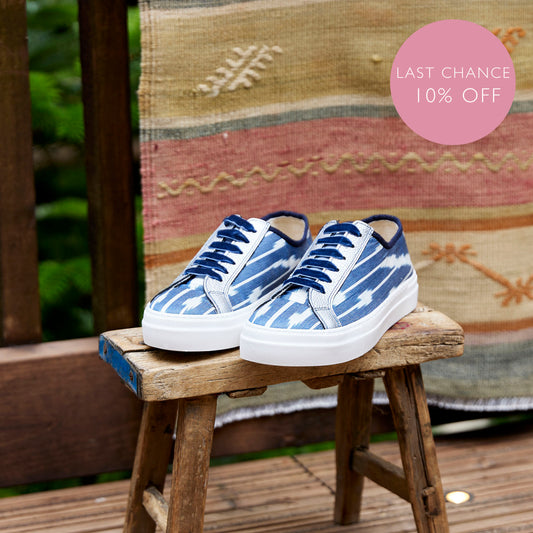 Midnight Blue - 'She Who Dares' Sneakers