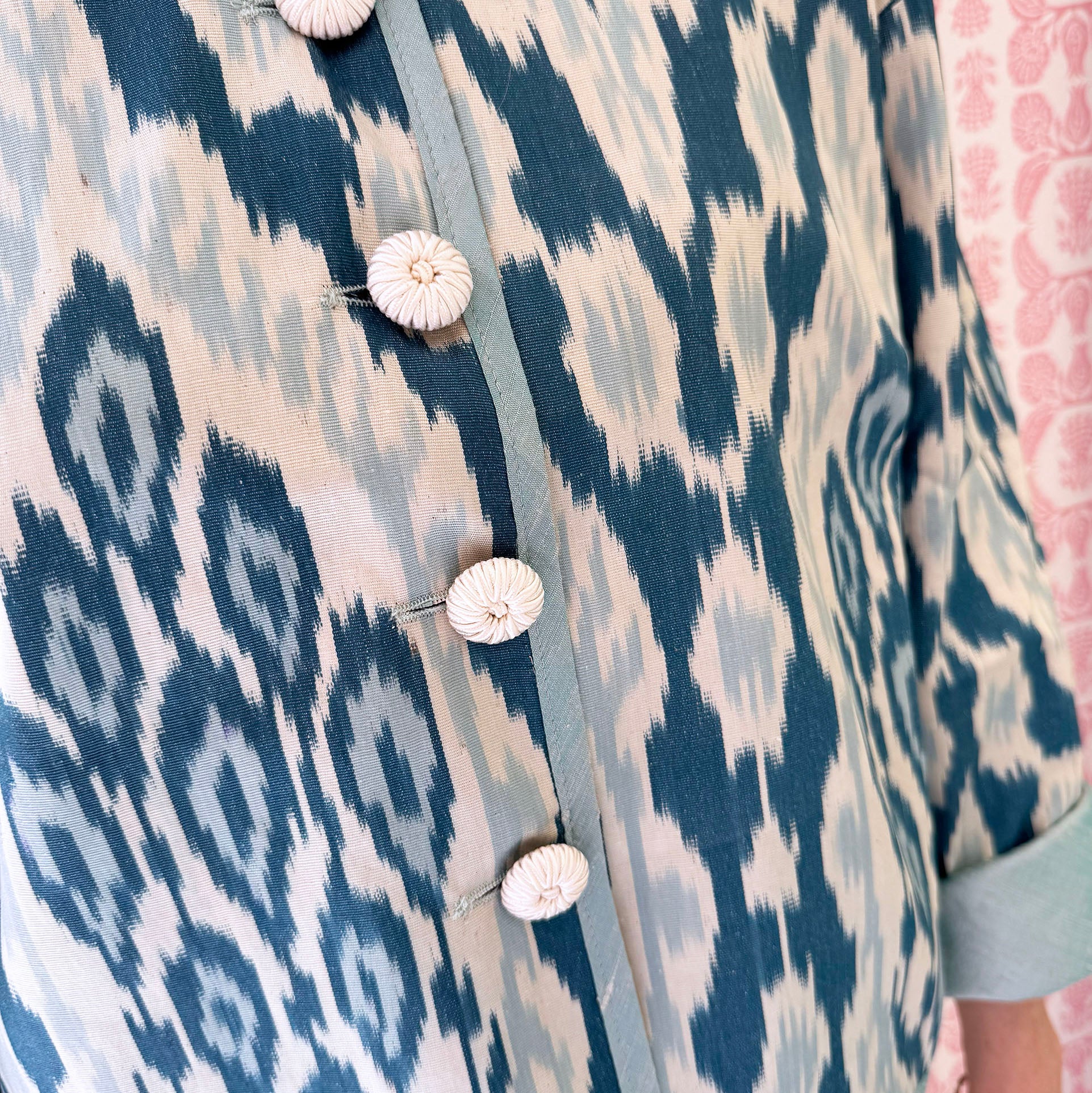 Ocean Blue Ikat Jacket - Browne & Daughters Collaboration