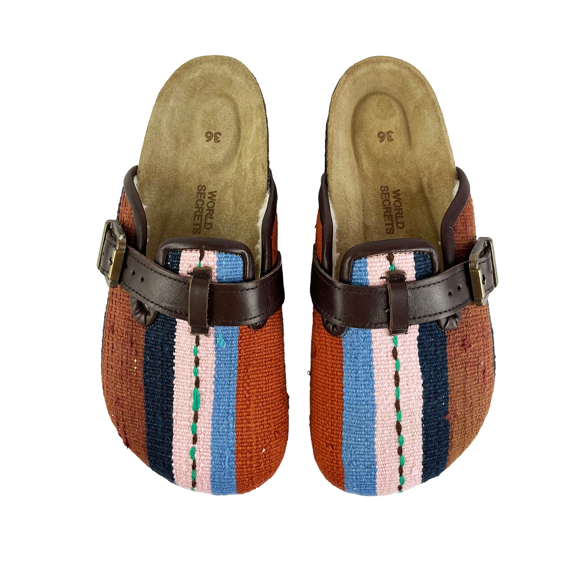 Stripe - UK 3 Ladies Carpet Clog