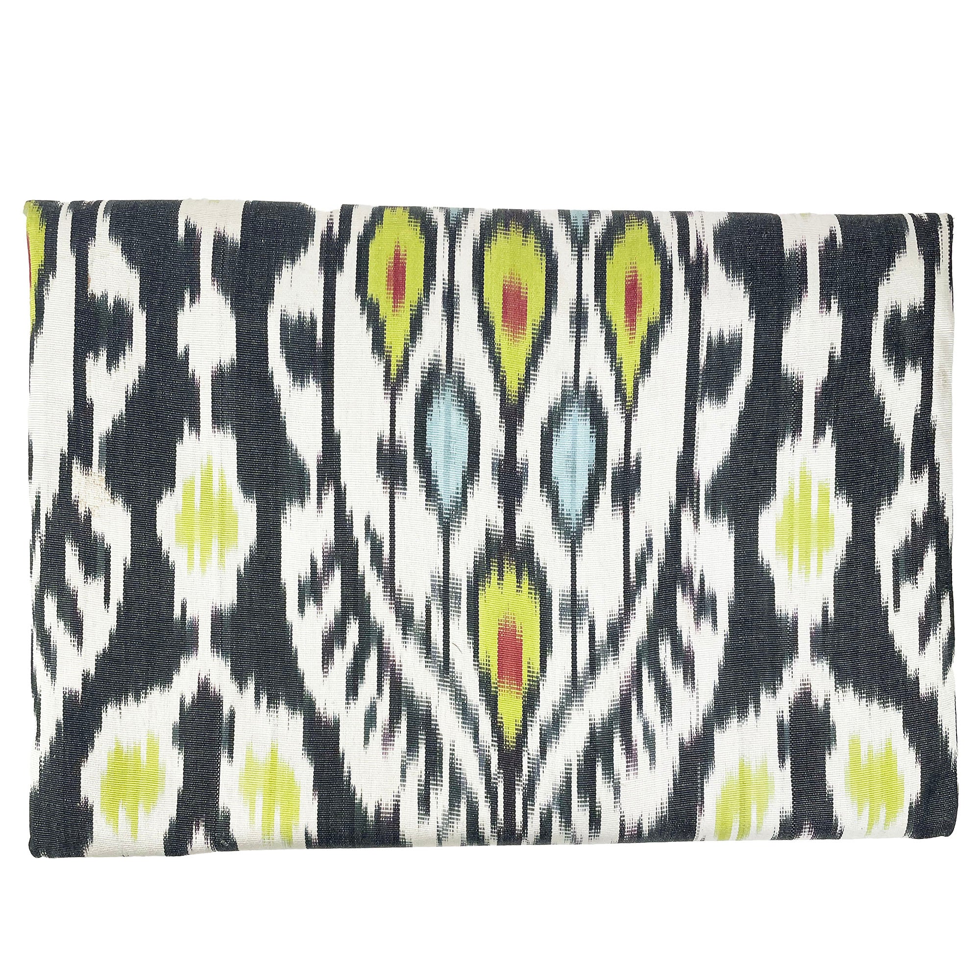 Feather- Ikat Envelope Clutch Bag