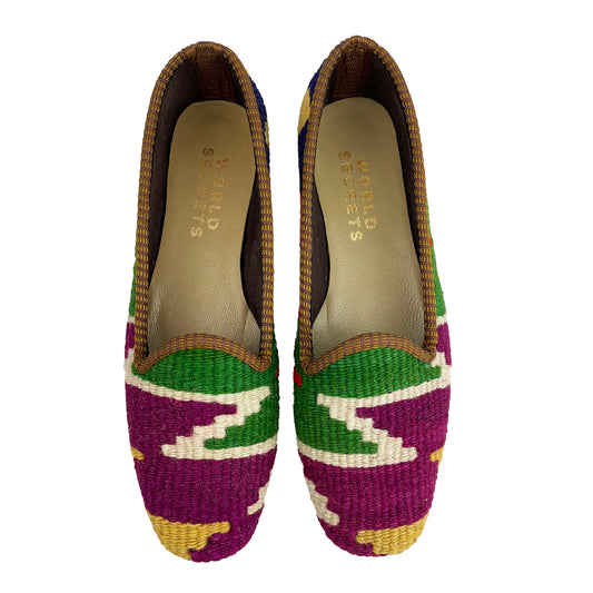 Happy - UK 5 Ladies Kilim Shoe