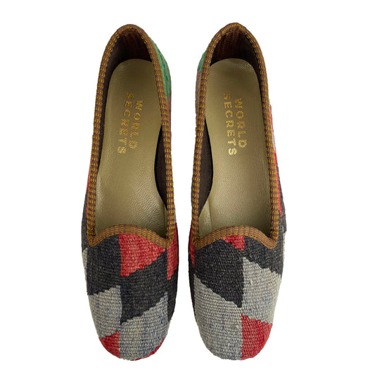 Angle - UK 5 Ladies Kilim Shoe