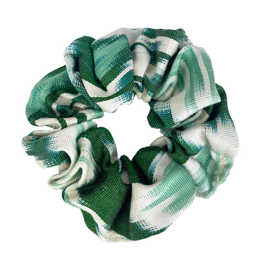 Emerald - Ikat Scrunchie
