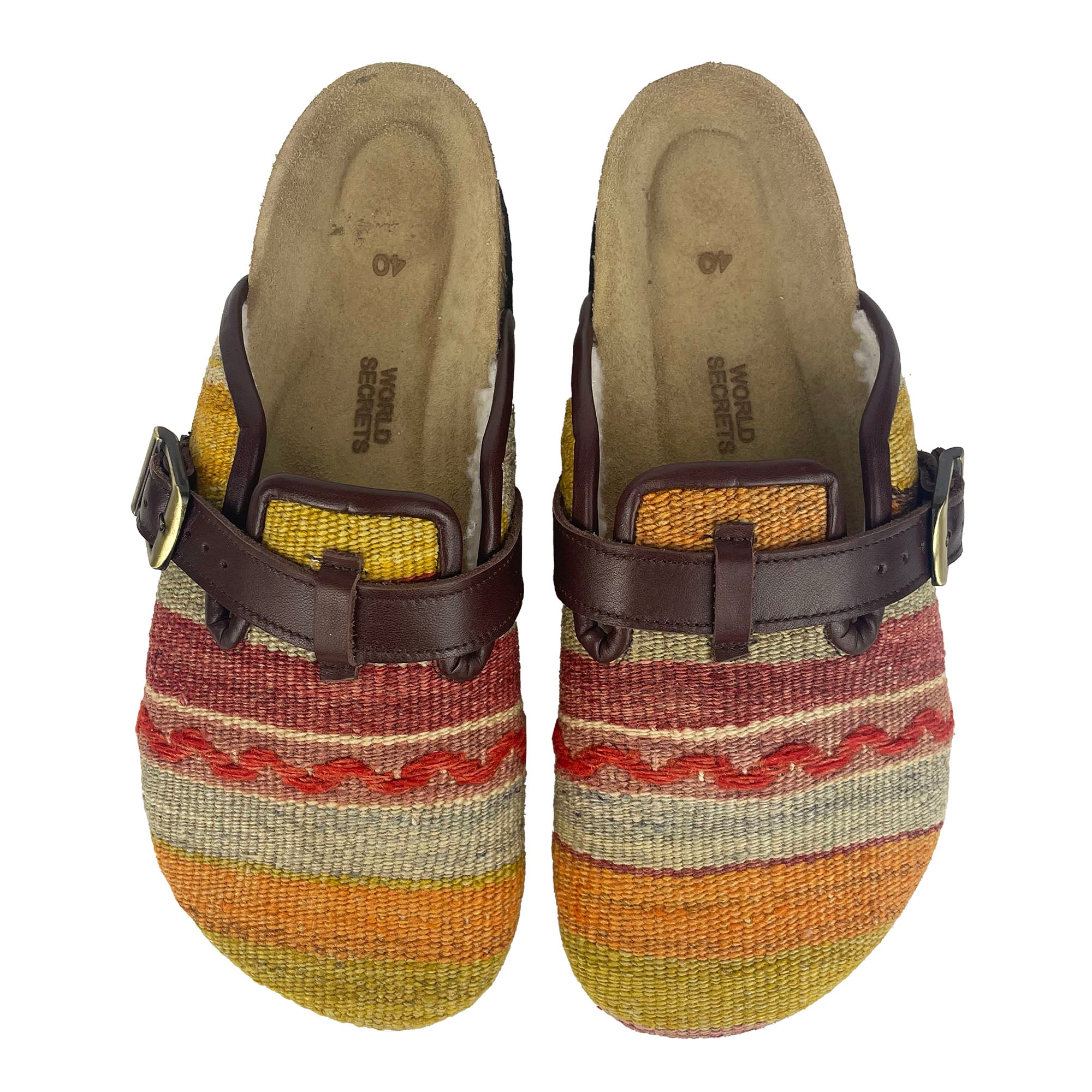 Sand Castles- UK 7 Ladies Carpet Clog