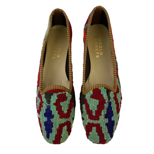 Tile - UK 7 Ladies Kilim Shoe