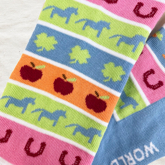 Giddy Up- Sunshine Socks