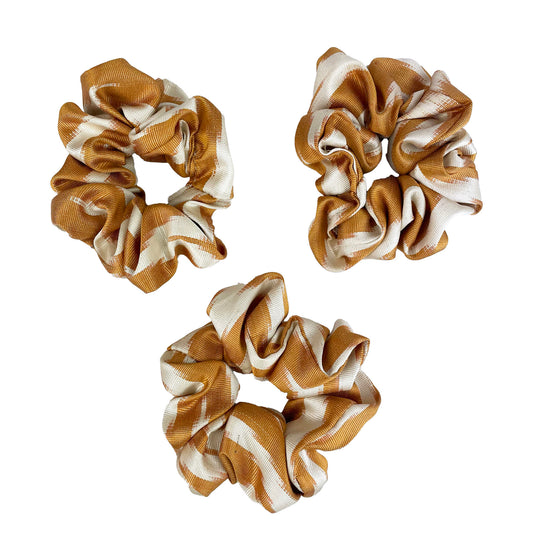 Golden Sands - Ikat Scrunchie