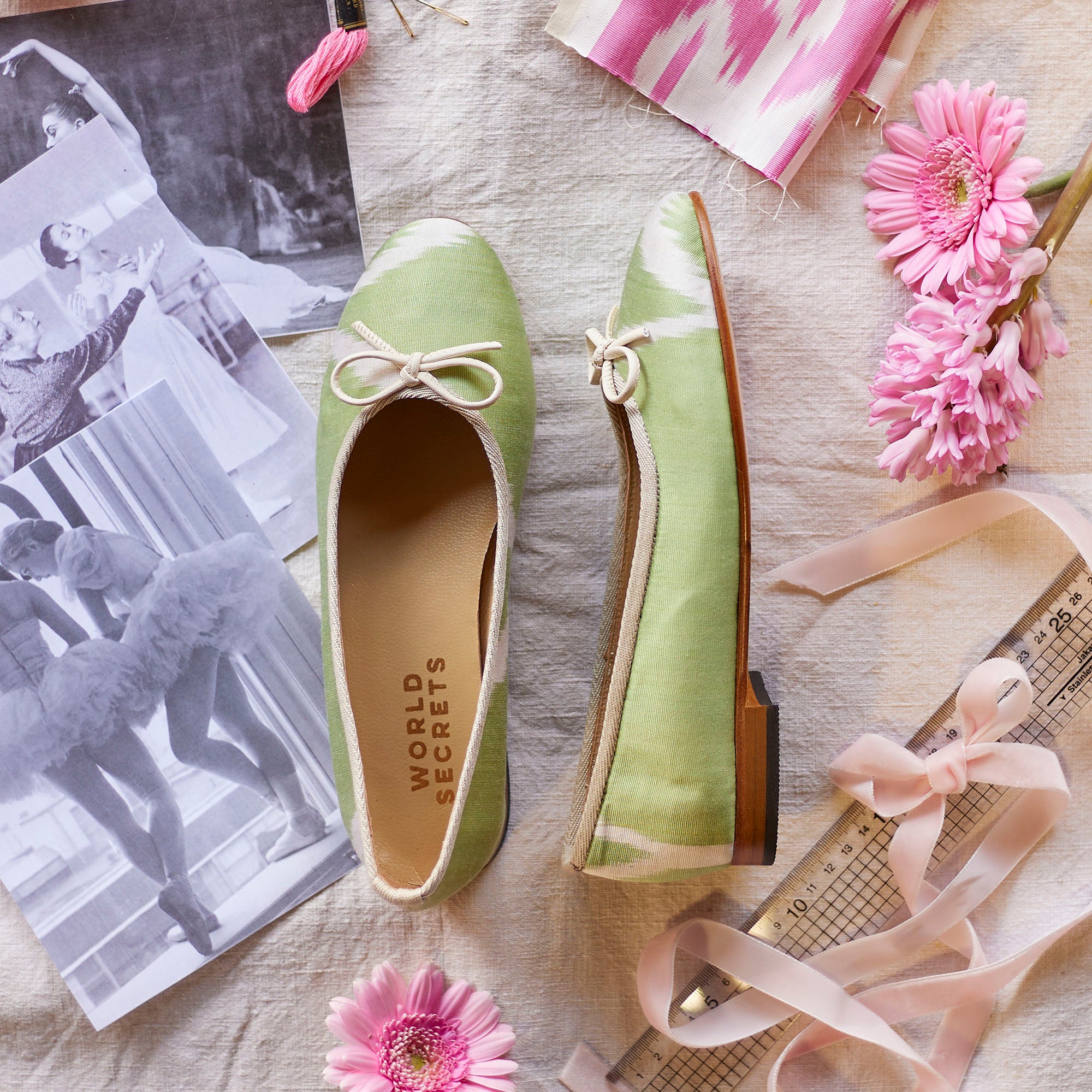 Pistachio - Ballet Pumps