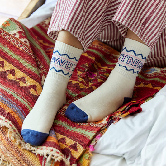 Howdy partner - Slogan Socks