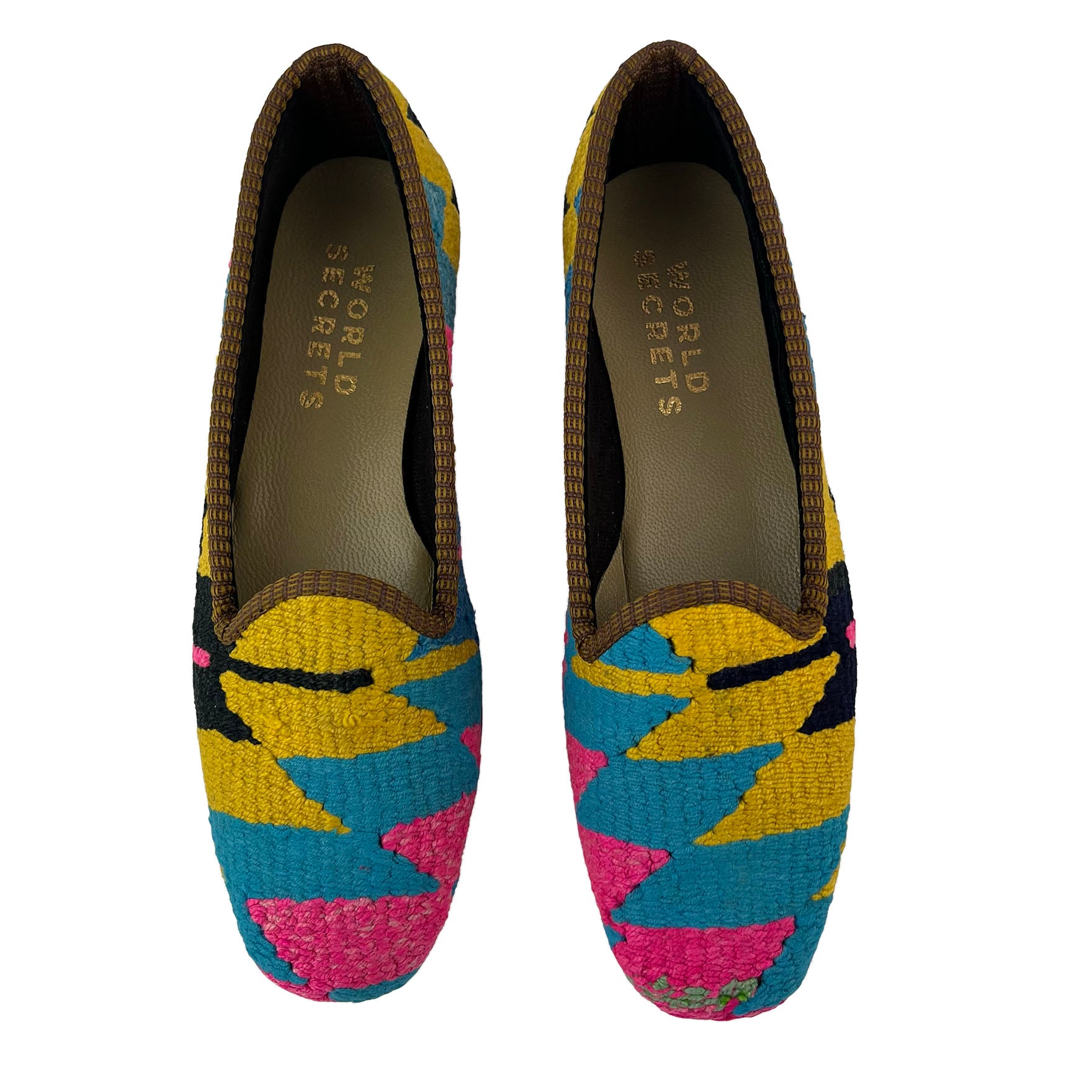 Brick - UK 5 Ladies Kilim Shoe