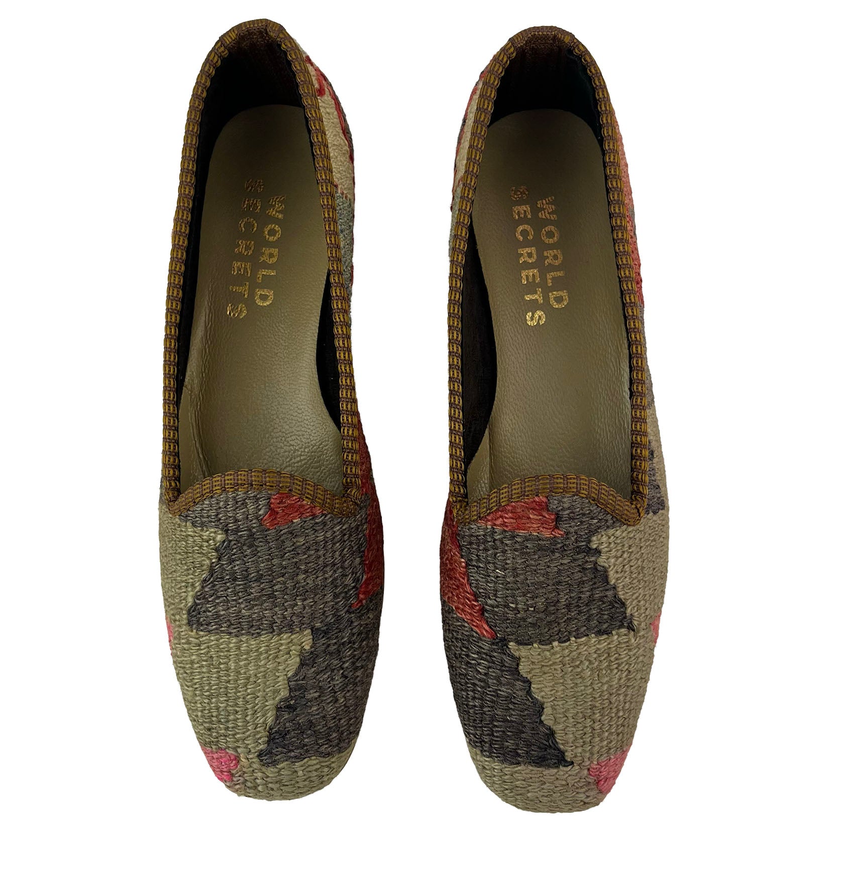 Stone - UK 5 Ladies Kilim Shoe