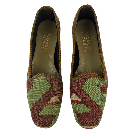 Fir - UK 5 Ladies Kilim Shoe