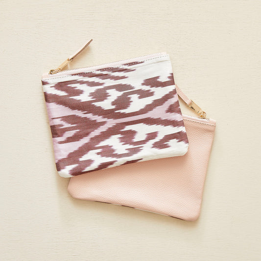 Milka - Ikat Silk Clutch