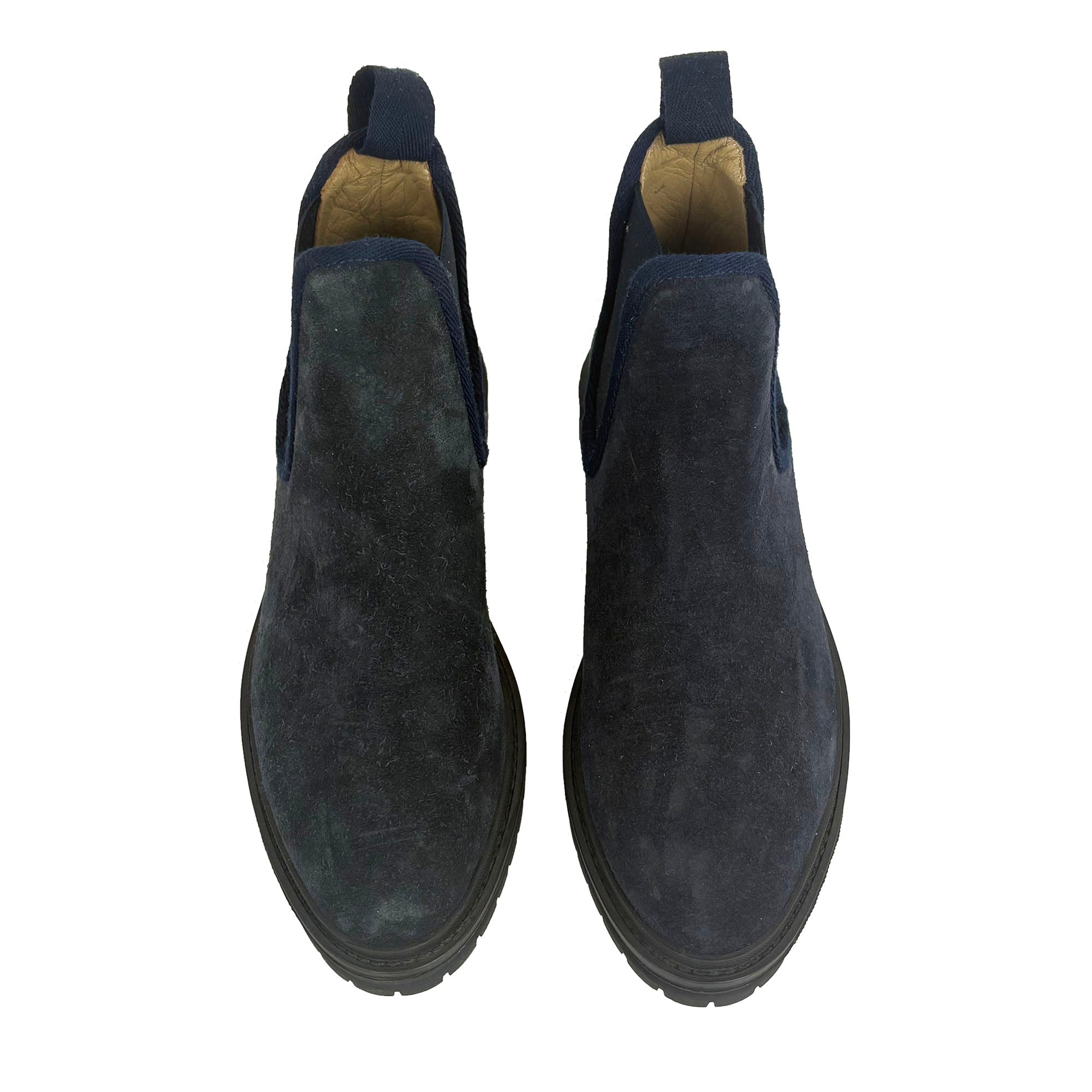 Ikat Navy Boots - UK 3 sample