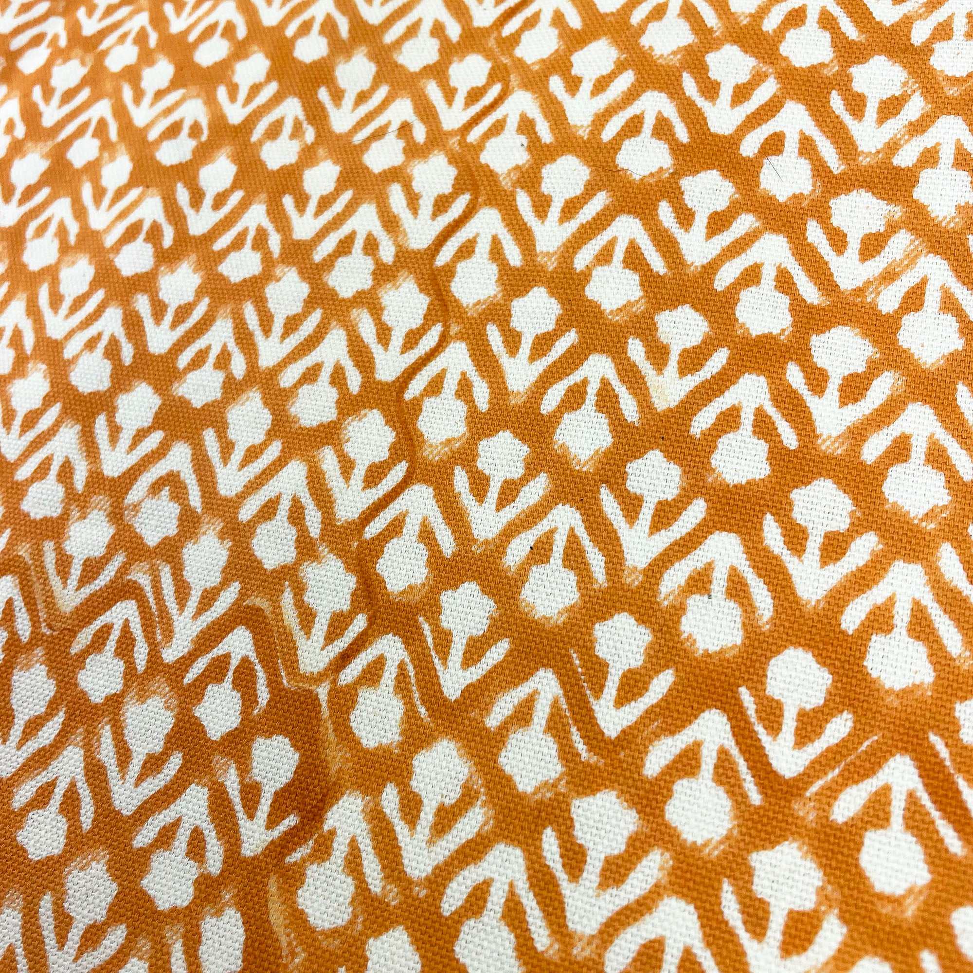 Tulip Block-print Cotton Canvas - 150cm x 800cm