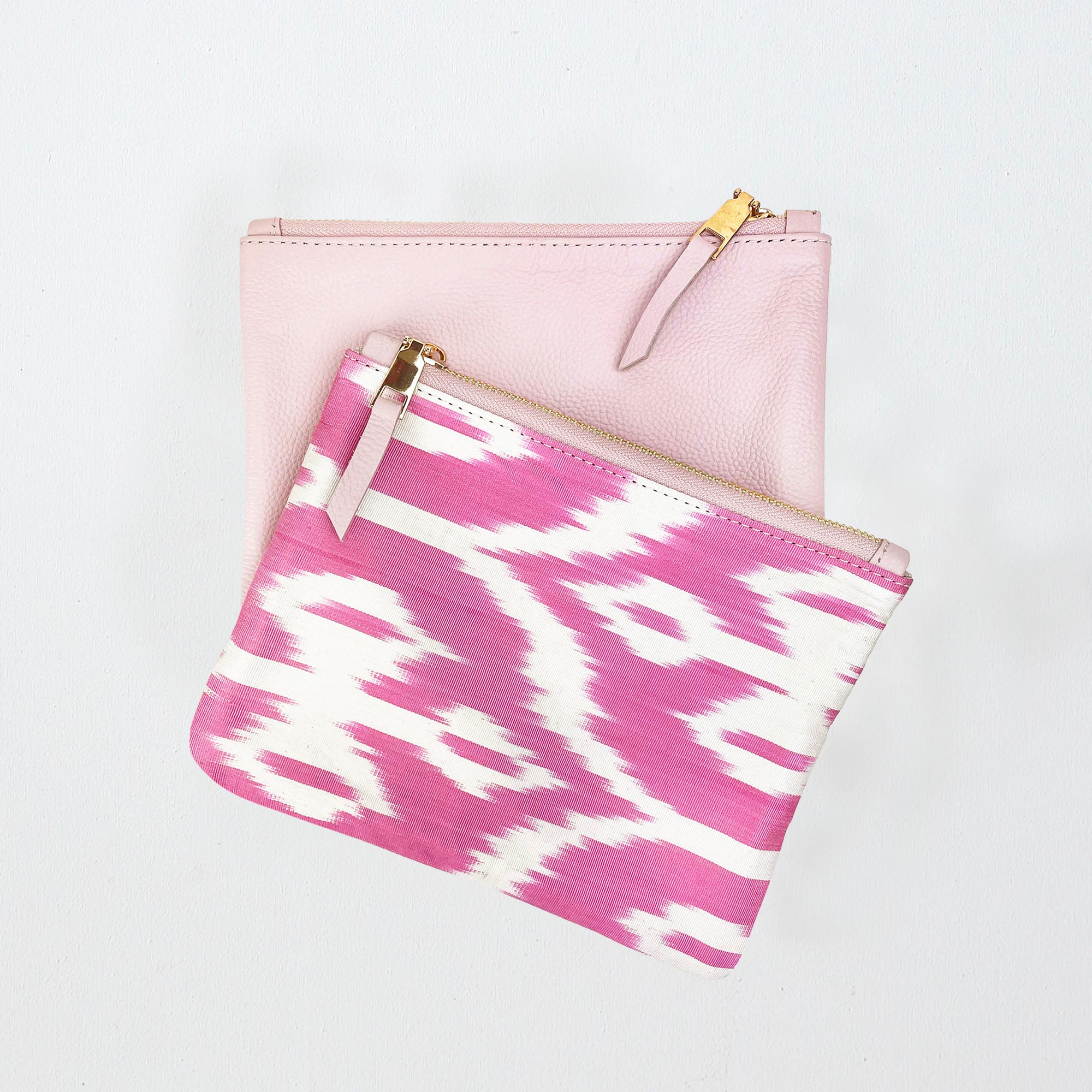 Blossom - Ikat Silk Clutch