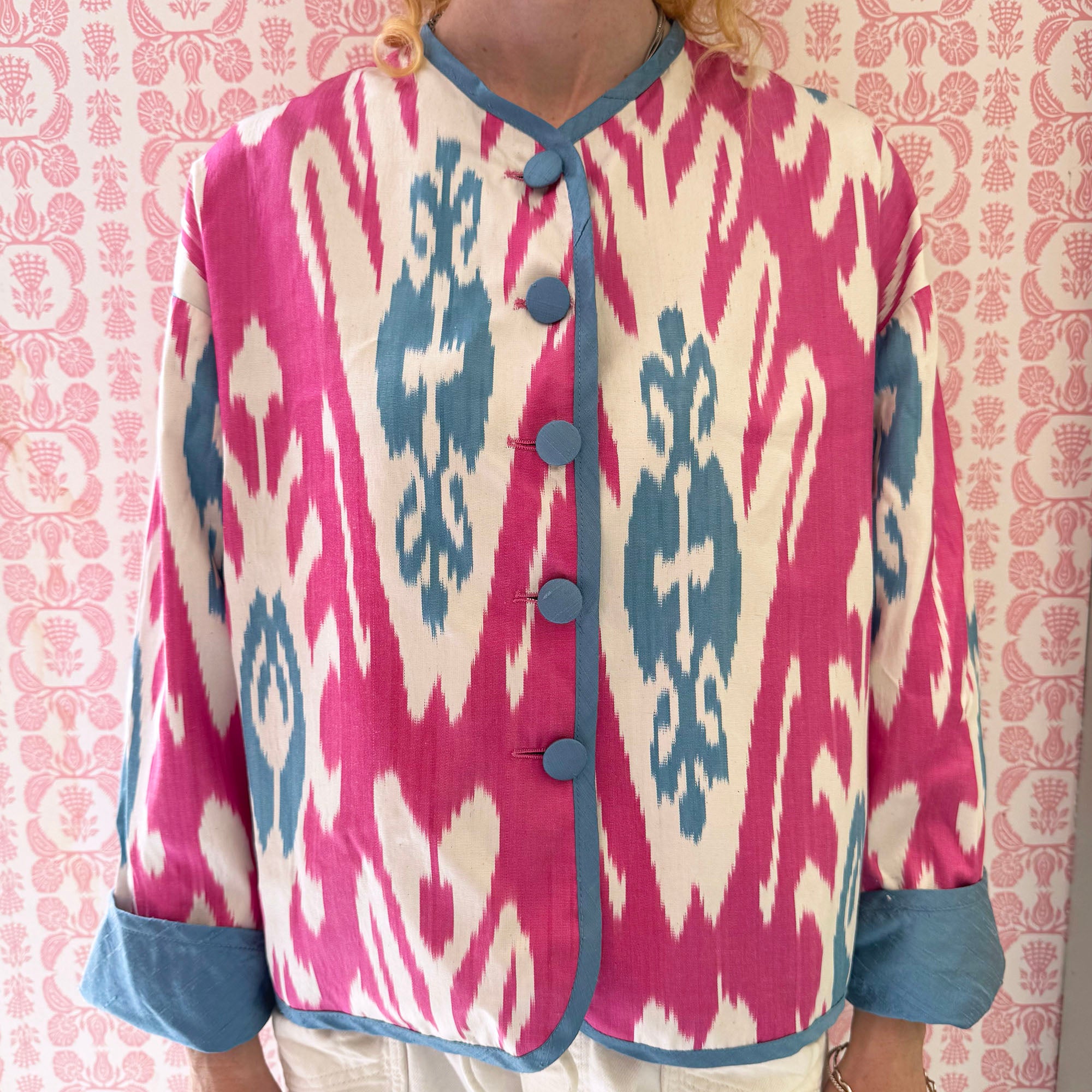 Kiwi Punch Ikat Jacket - Browne & Daughters Collaboration