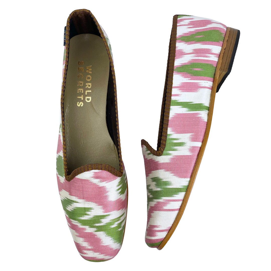 Pink Palm Tree - Ikat Shoe