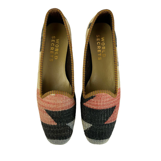 Flower - UK 5 Ladies Kilim Shoe