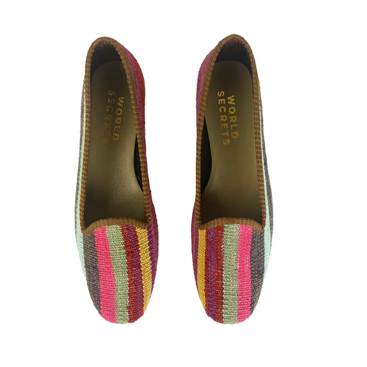 Blush - UK 6 Ladies Kilim Shoe